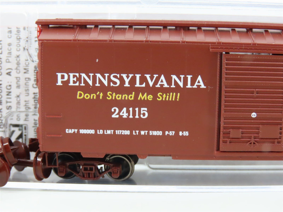N Scale Micro-Trains MTL 02000996 PRR Pennsylvania Railroad 40&#39; Box Car #24115