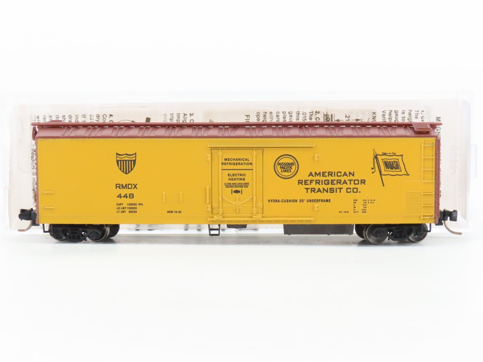 N Kadee Micro-Trains MTL 69050 RMDX American Refrigerator Transit Reefer #448