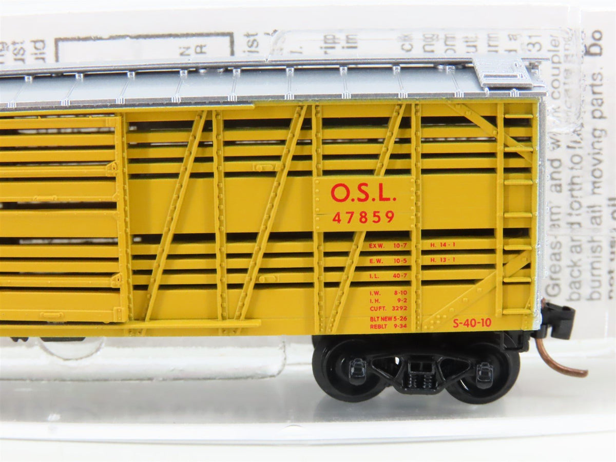 N Scale Micro-Trains MTL 35010 OSL Union Pacific 40&#39; Despatch Stock Car #47859