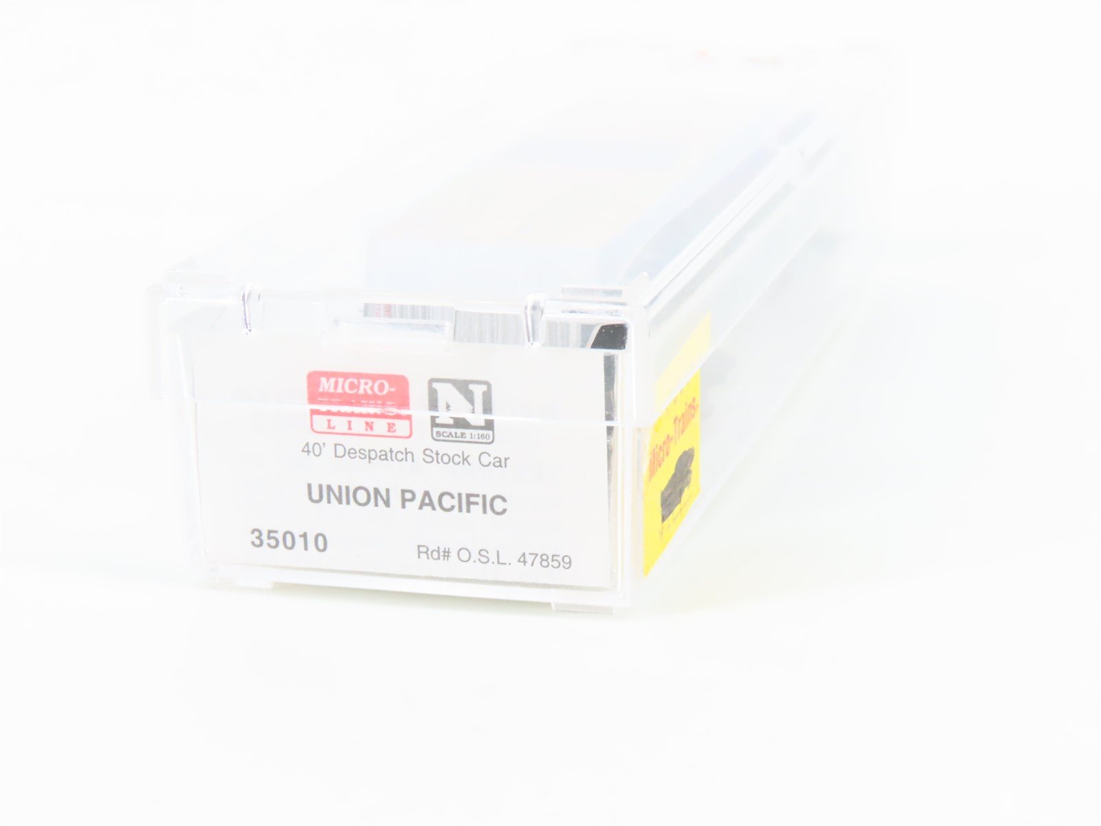 N Scale Micro-Trains MTL 35010 OSL Union Pacific 40' Despatch Stock Car #47859