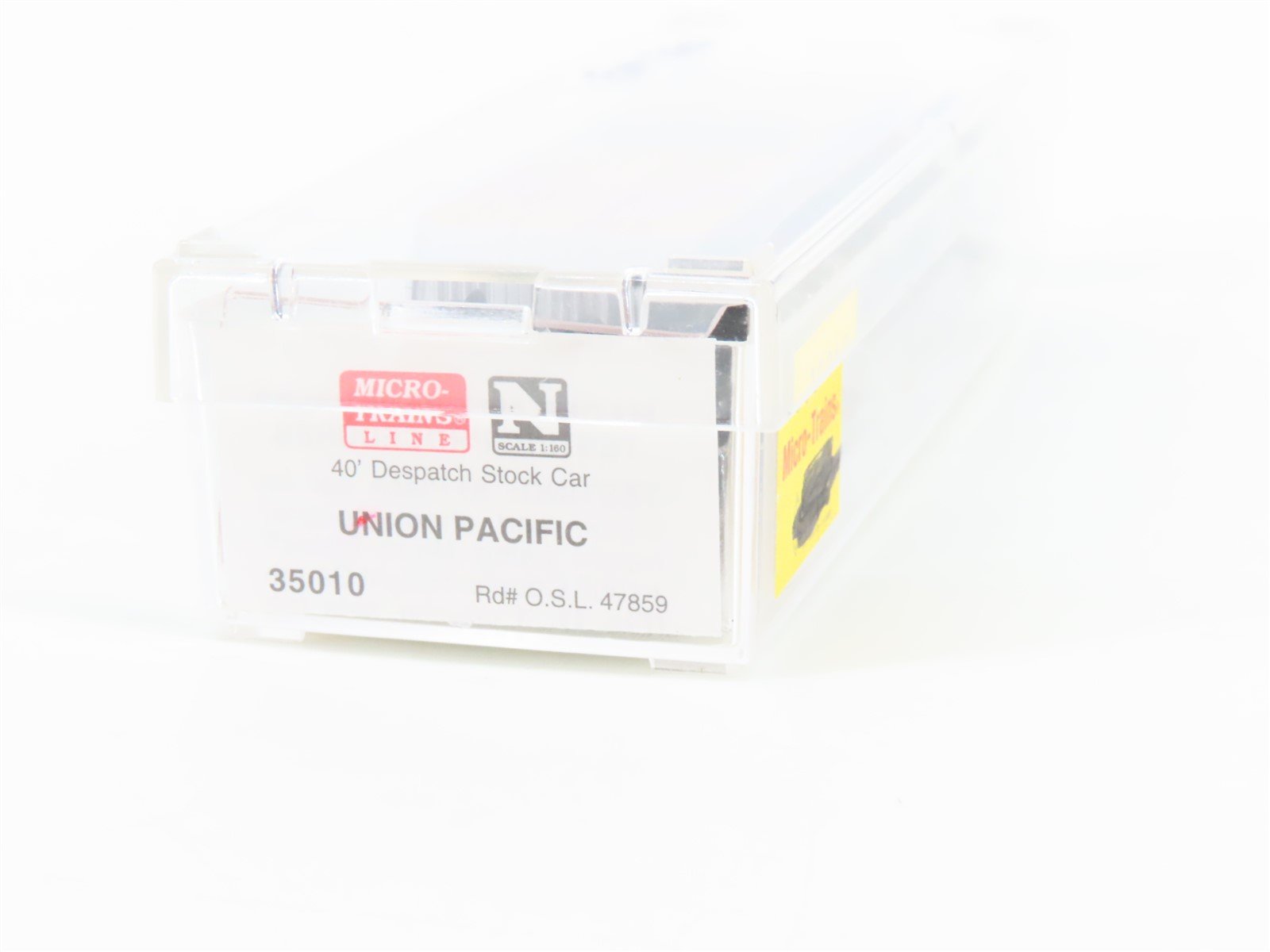 N Scale Micro-Trains MTL 35010 OSL Union Pacific 40' Despatch Stock Car #47859