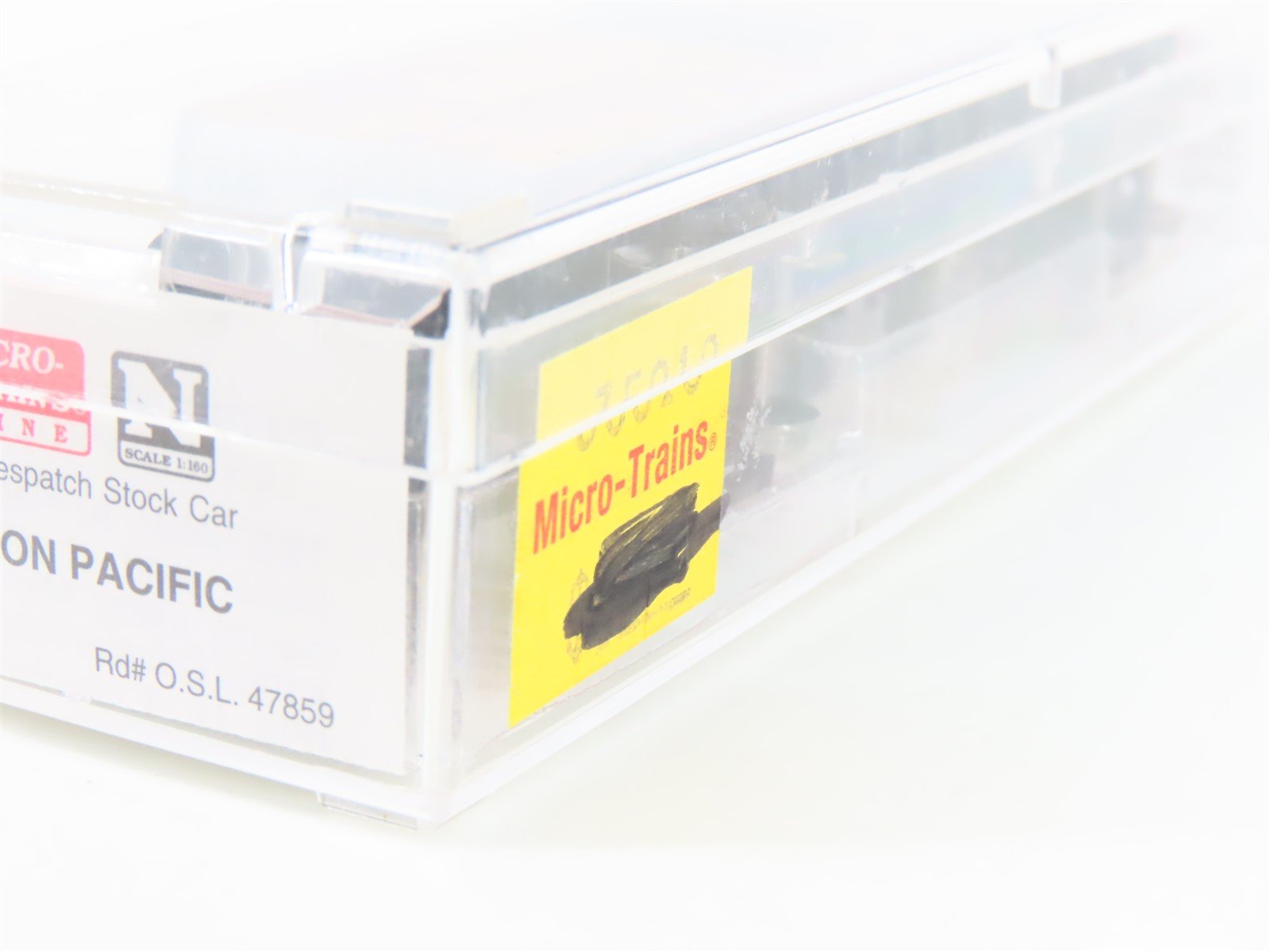 N Scale Micro-Trains MTL 35010 OSL Union Pacific 40' Despatch Stock Car #47859