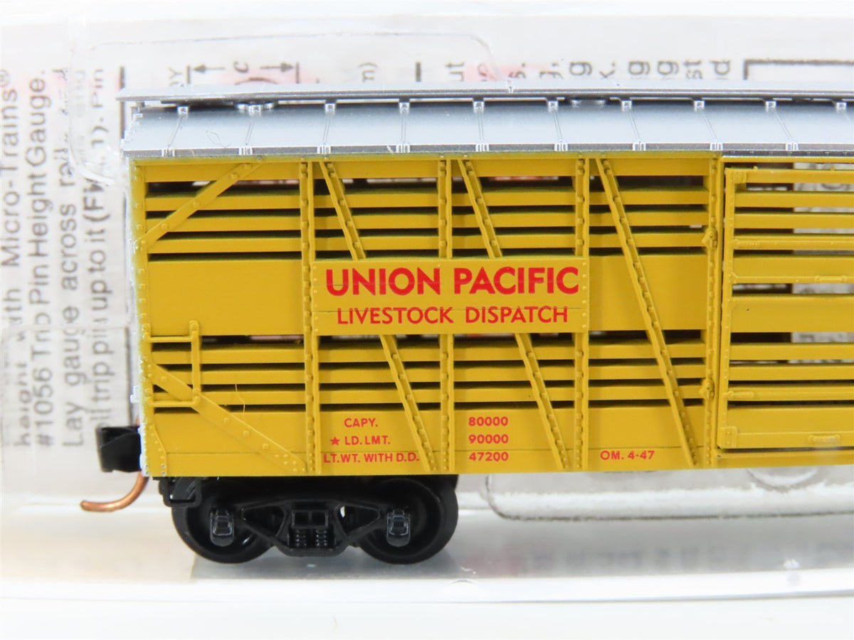 N Scale Micro-Trains MTL 35010 OSL Union Pacific 40&#39; Despatch Stock Car #47859