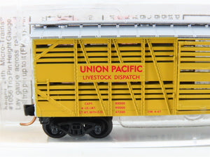 N Scale Micro-Trains MTL 35010 OSL Union Pacific 40' Despatch Stock Car #47859