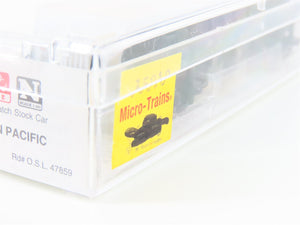 N Scale Micro-Trains MTL 35010 OSL Union Pacific 40' Despatch Stock Car #47859