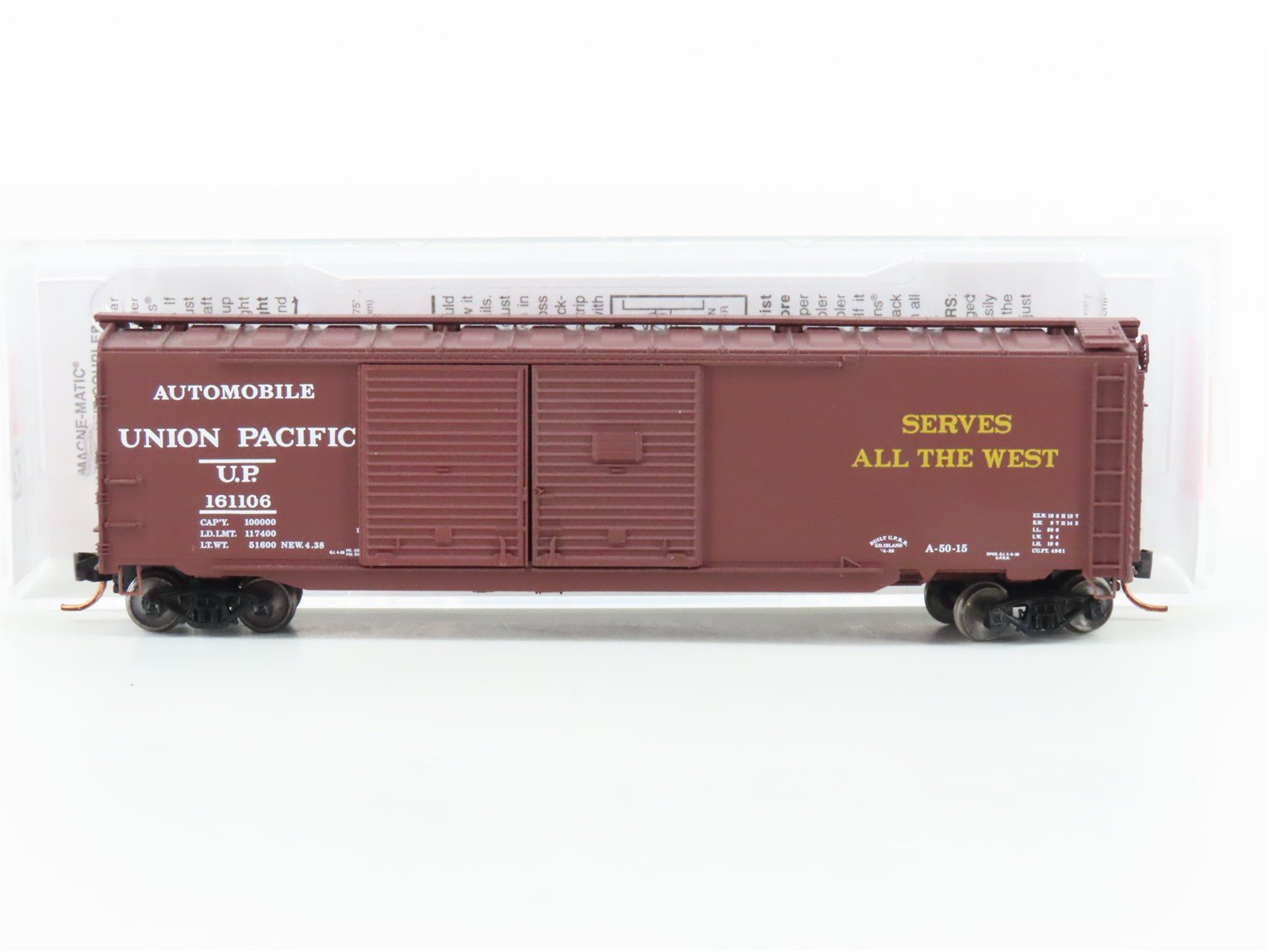 N Micro-Trains MTL 07800030 UP Road of the Streamliners 50' Box Car #161106