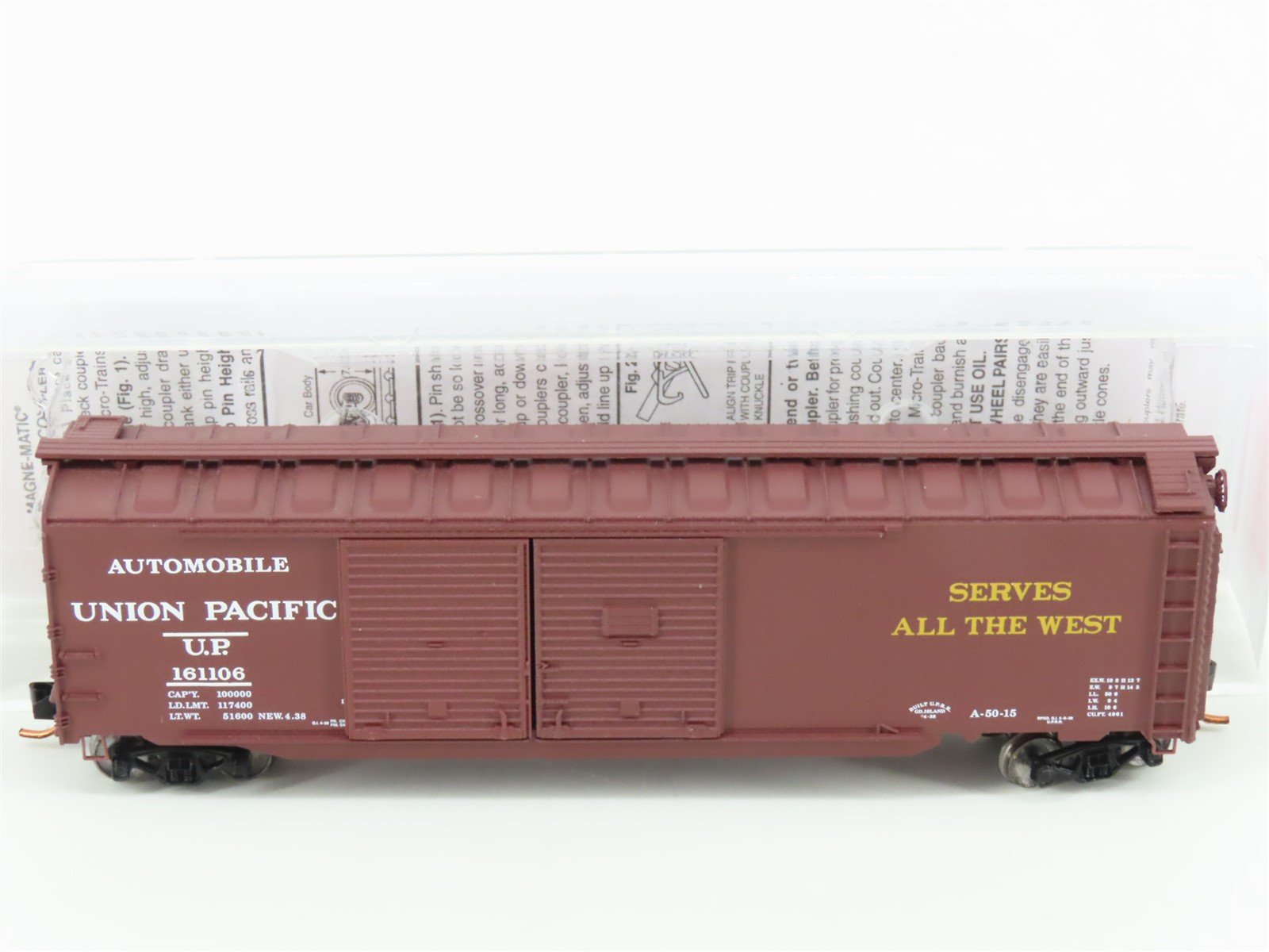 N Micro-Trains MTL 07800030 UP Road of the Streamliners 50' Box Car #161106
