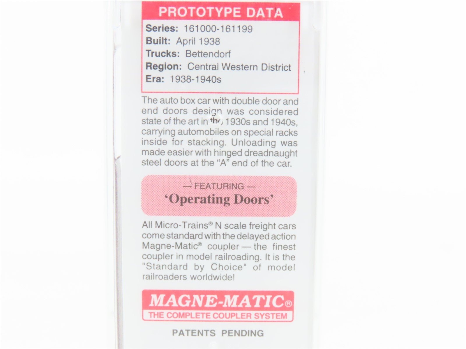 N Micro-Trains MTL 07800030 UP Road of the Streamliners 50' Box Car #161106