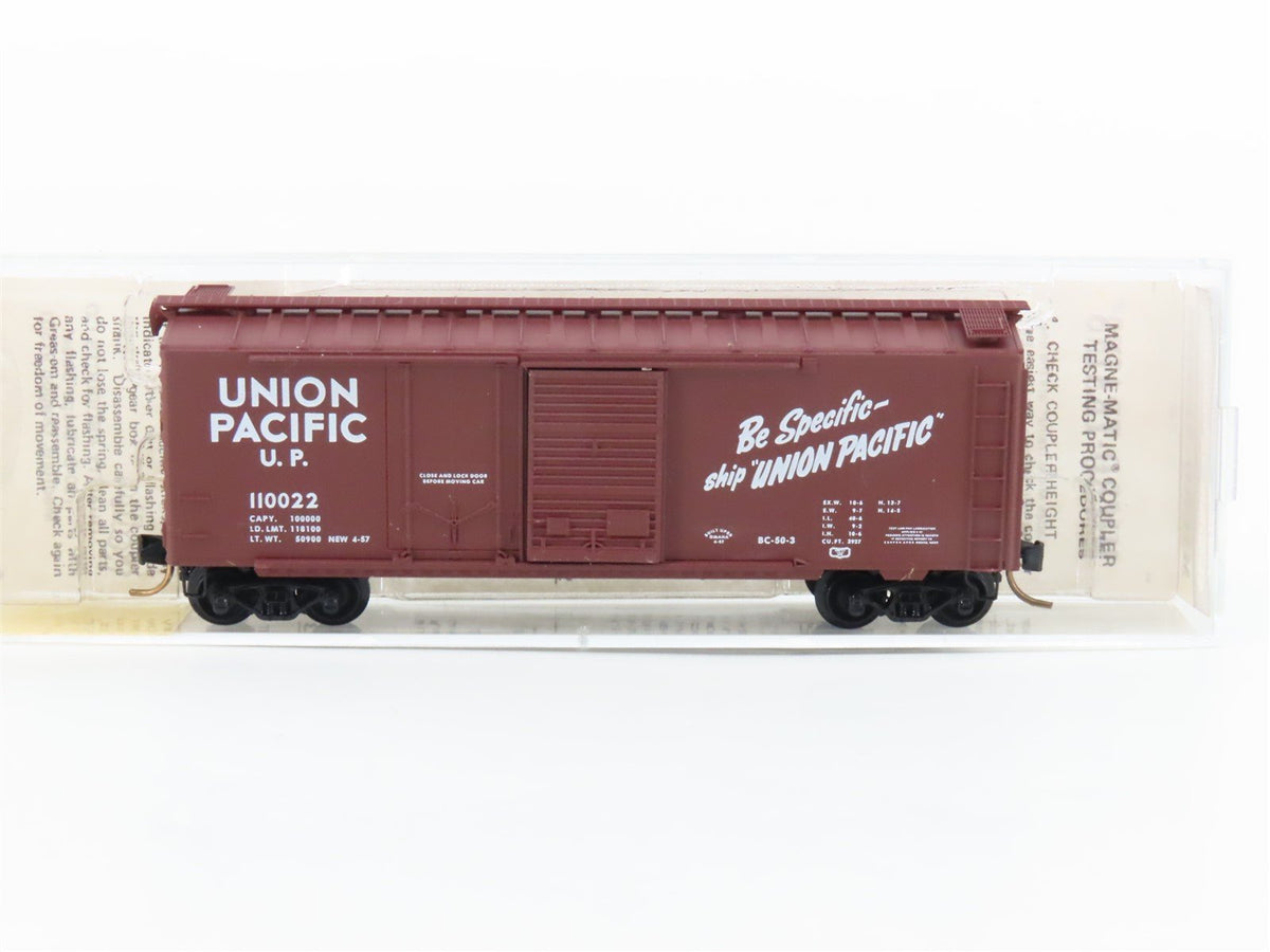 N Scale Kadee Micro-Trains MTL 22030 UP Union Pacific 40&#39; Box Car #110022
