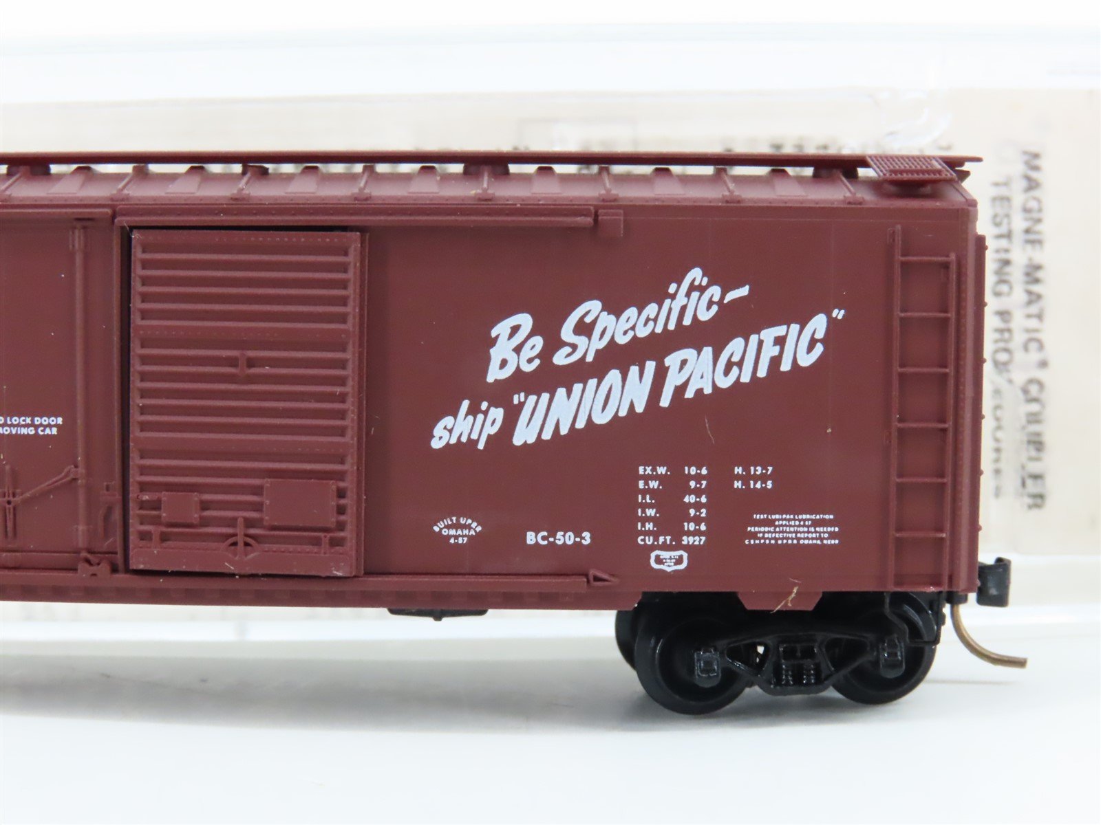 N Scale Kadee Micro-Trains MTL 22030 UP Union Pacific 40' Box Car #110022