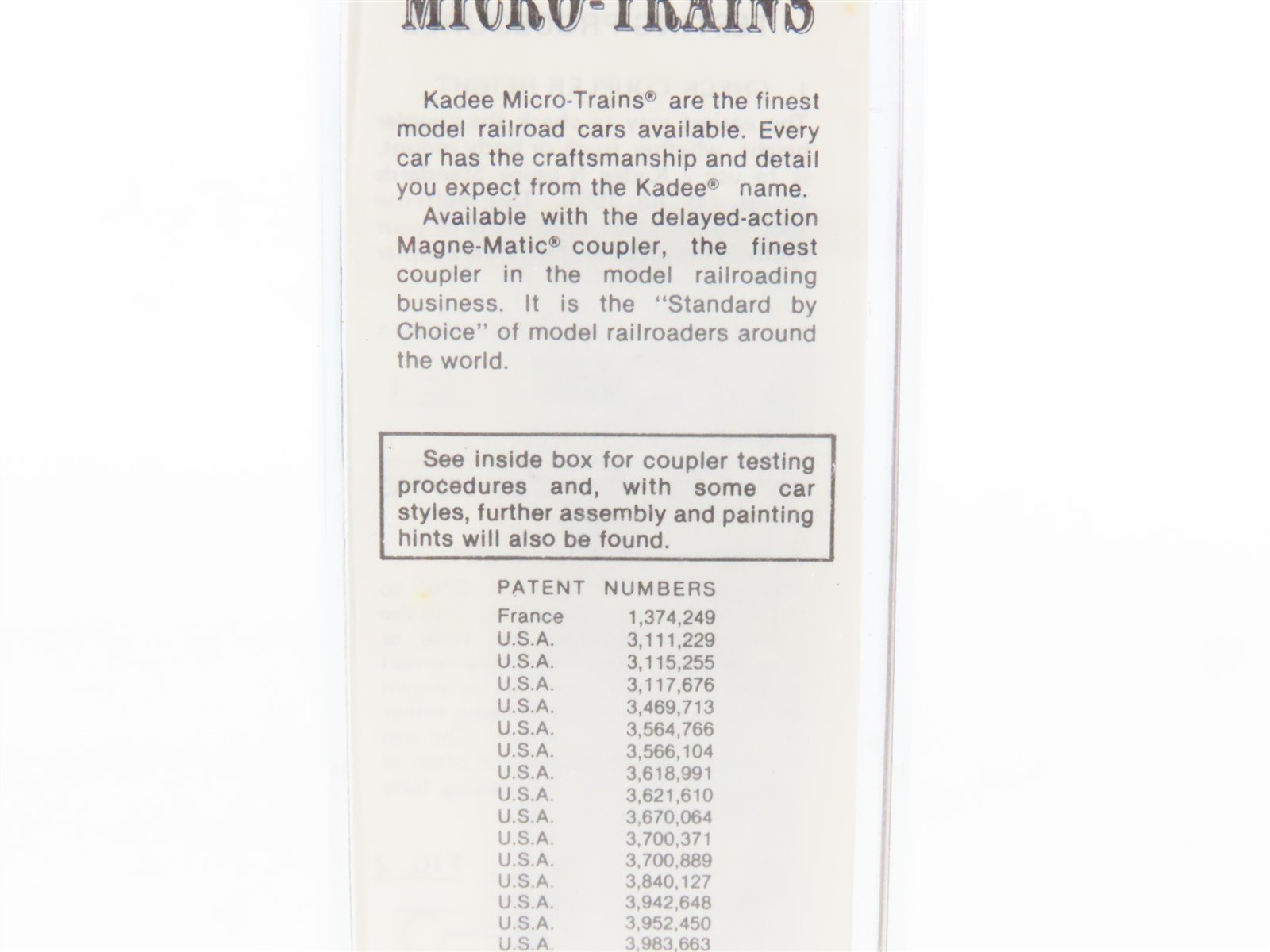 N Scale Kadee Micro-Trains MTL 22030 UP Union Pacific 40' Box Car #110022