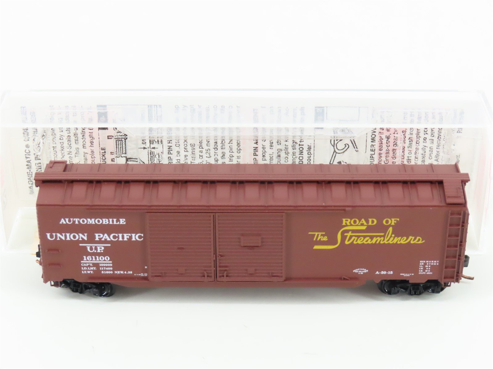 N Scale Micro-Trains MTL 78030 UP Road of the Streamliners 50' Box Car #161100