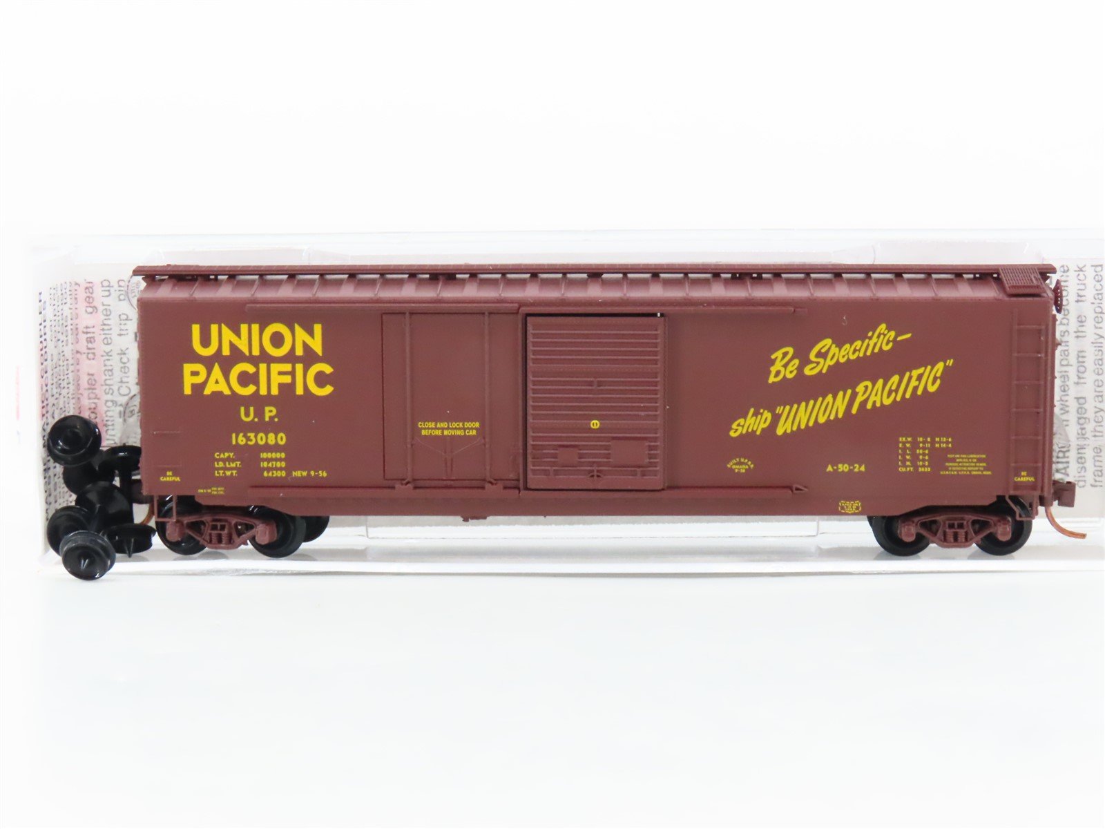 N Scale Micro-Trains MTL 33150 UP Union Pacific Railroad 50' Box Car #163080