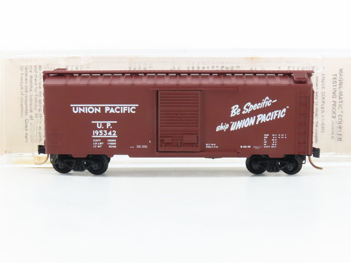 N Scale Kadee Micro-Trains MTL 20620 UP Road of the Streamliners Box Car #195342
