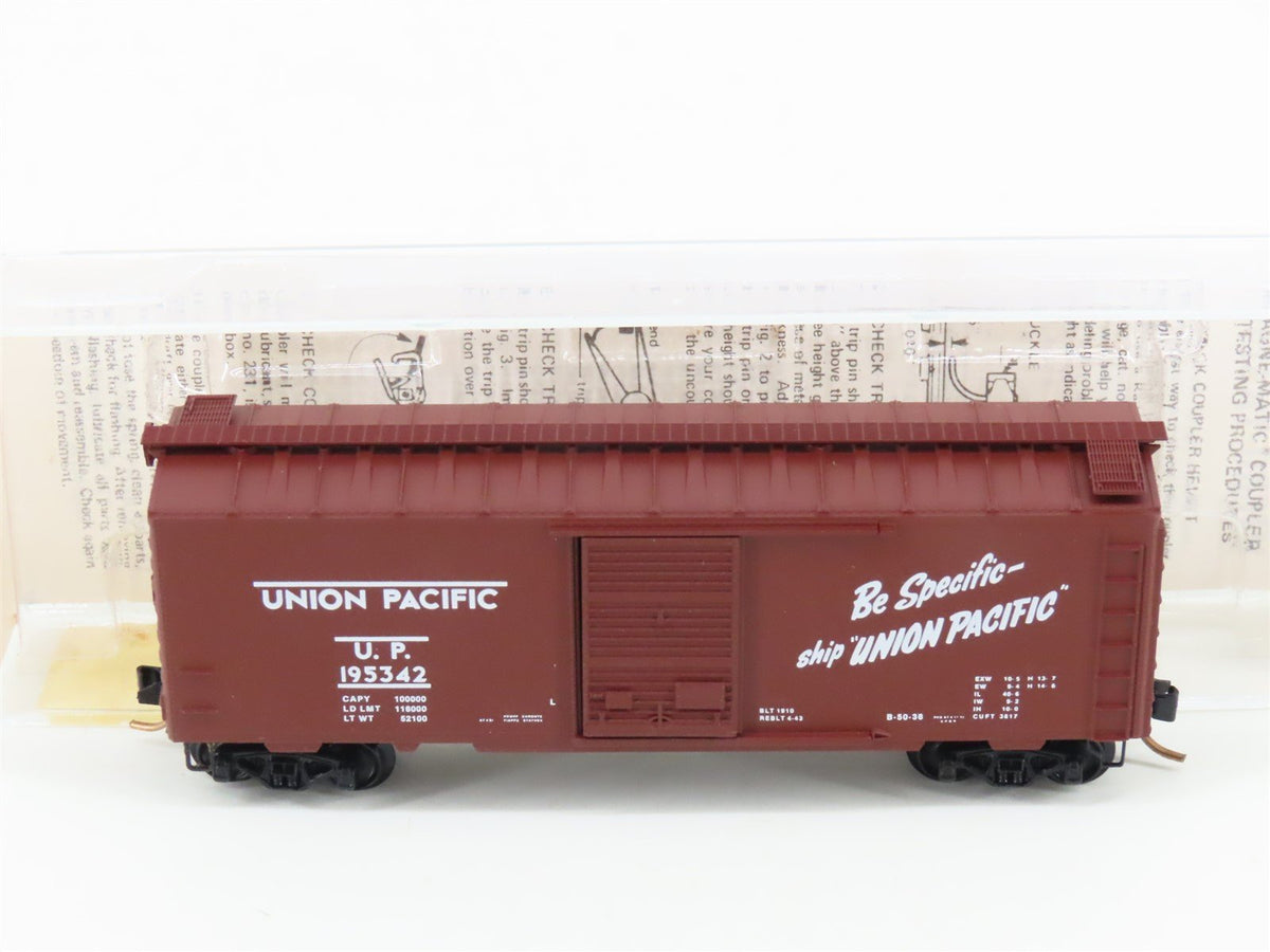 N Scale Kadee Micro-Trains MTL 20620 UP Road of the Streamliners Box Car #195342