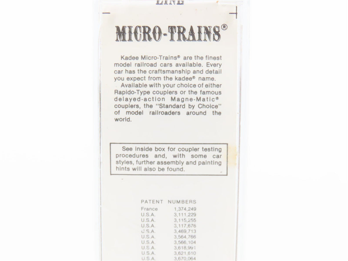 N Scale Kadee Micro-Trains MTL 20620 UP Road of the Streamliners Box Car #195342