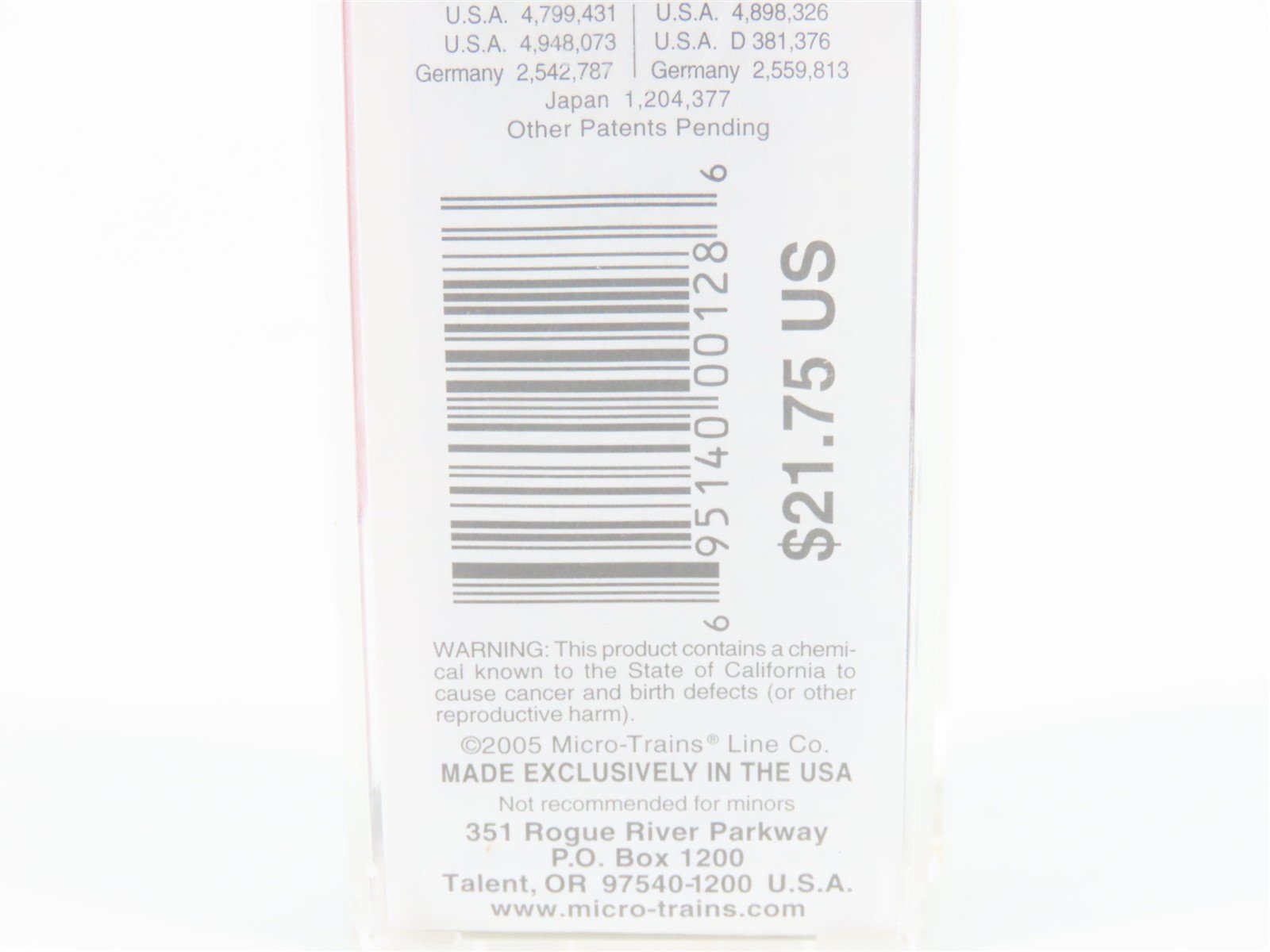 N Scale Micro-Trains MTL 07700140 ATSF Santa Fe 50' Single Door Box Car #14555