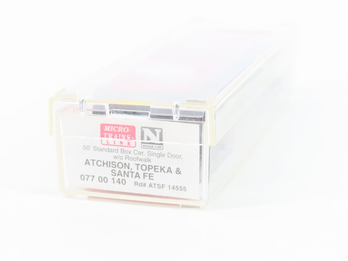 N Scale Micro-Trains MTL 07700140 ATSF Santa Fe 50&#39; Single Door Box Car #14555