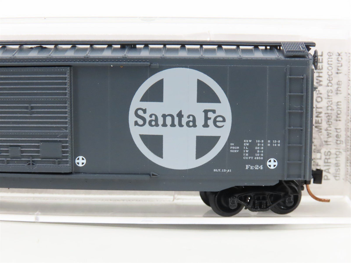 N Scale Micro-Trains MTL 34250 ATSF Santa Fe 50&#39; Double Door Box Car #4336