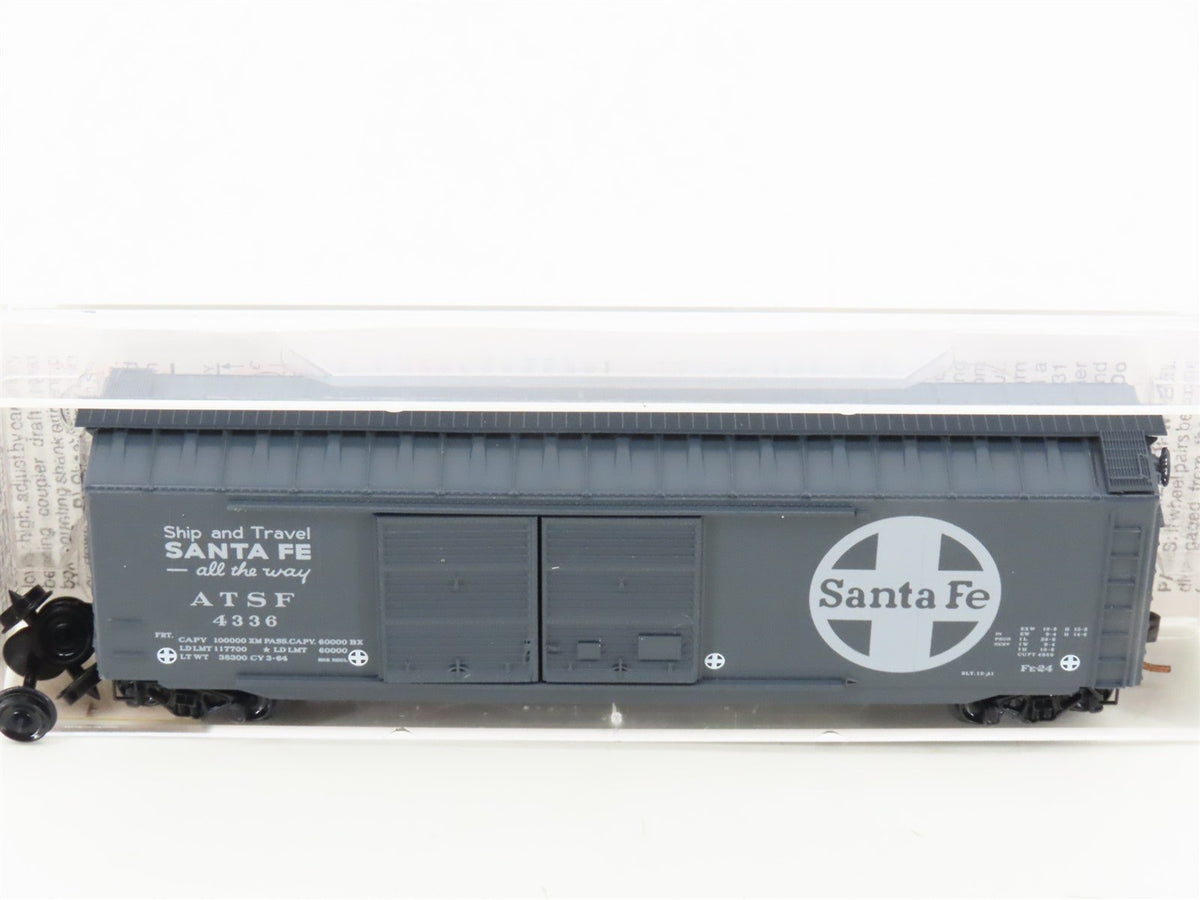 N Scale Micro-Trains MTL 34250 ATSF Santa Fe 50&#39; Double Door Box Car #4336