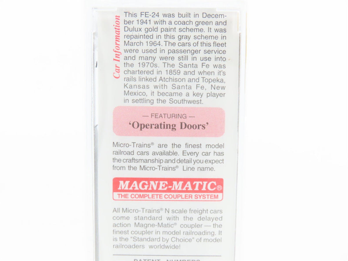 N Scale Micro-Trains MTL 34250 ATSF Santa Fe 50&#39; Double Door Box Car #4336