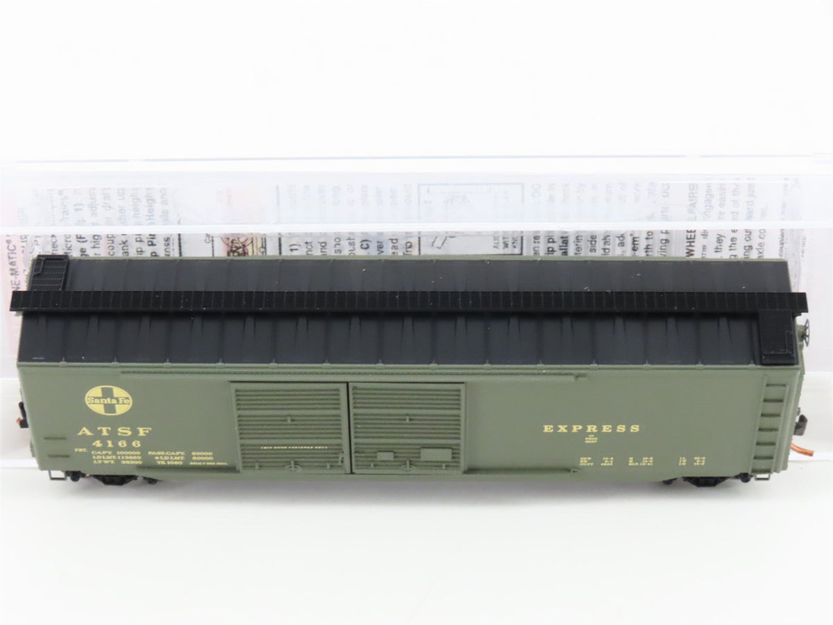 N Scale Micro-Trains MTL 03400411 ATSF Santa Fe 50&#39; Double Door Box Car #4166