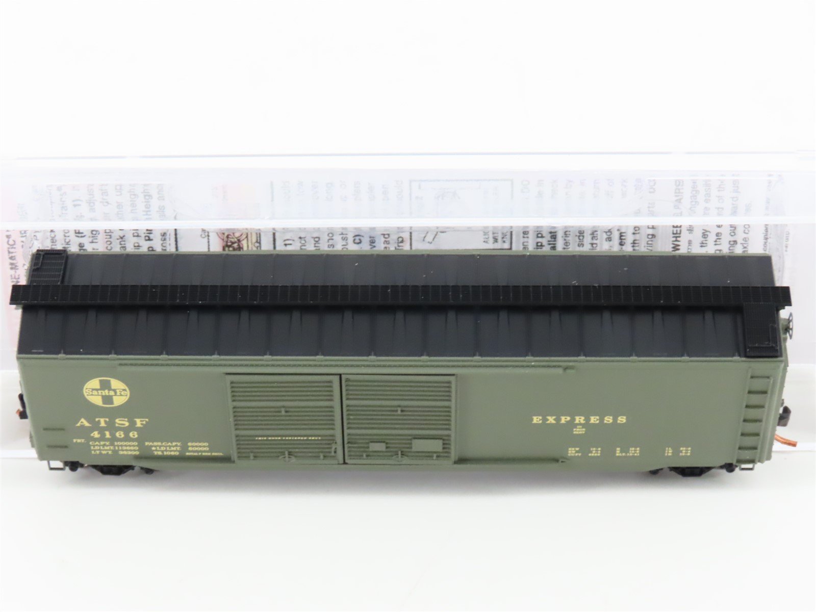 N Scale Micro-Trains MTL 03400411 ATSF Santa Fe 50' Double Door Box Car #4166