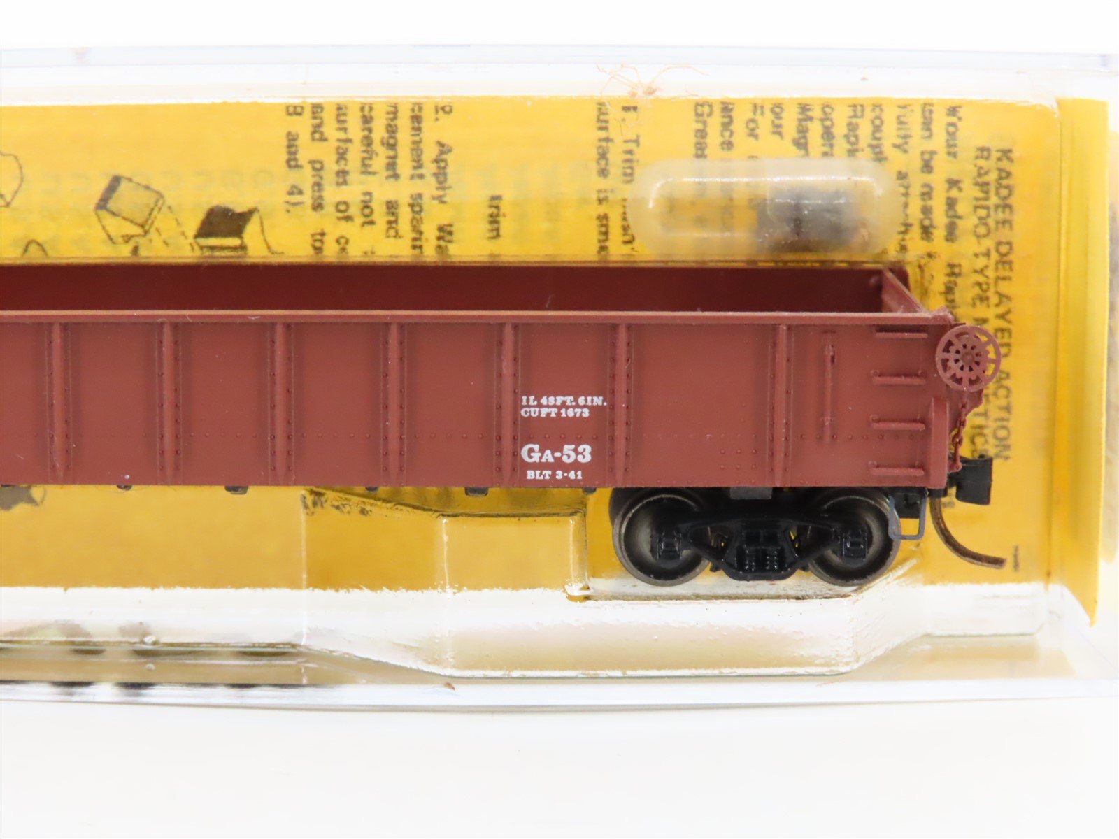 N Scale Kadee Micro-Trains MTL 48061 ATSF Santa Fe 50' Gondola #176541