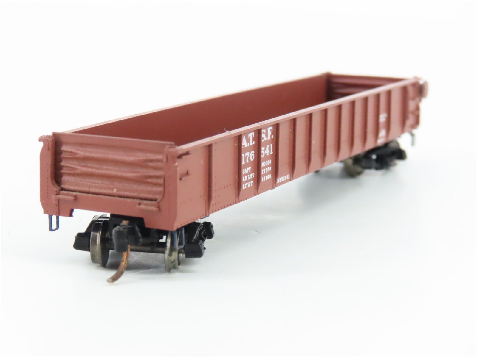N Scale Kadee Micro-Trains MTL 48061 ATSF Santa Fe 50' Gondola #176541