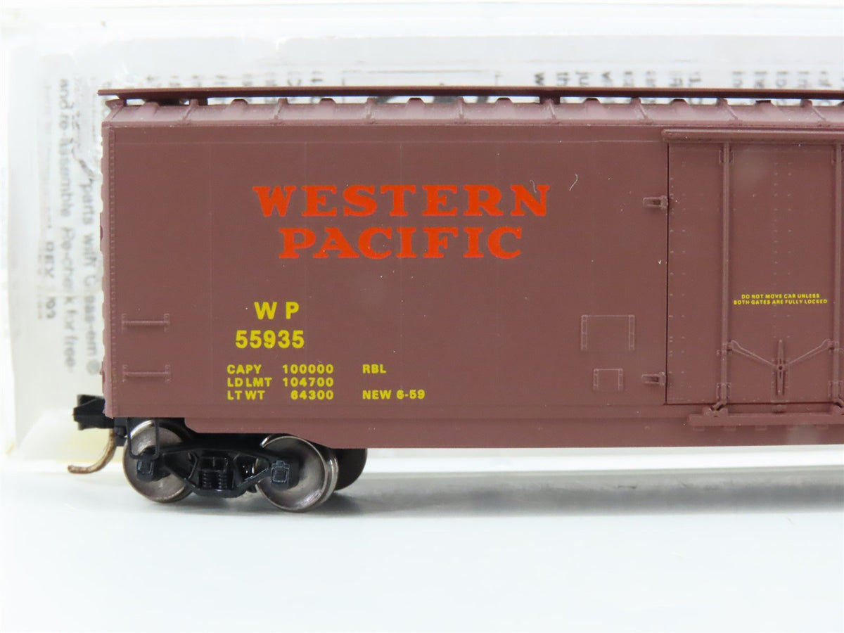 N Scale Micro-Trains MTL 32180 WP Western Pacific Feather 50&#39; Box Car #32180