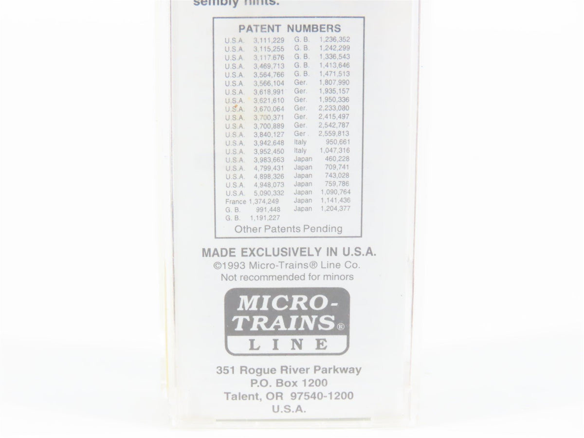 N Scale Micro-Trains MTL 32180 WP Western Pacific Feather 50&#39; Box Car #32180