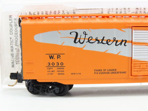 N Scale Micro-Trains MTL 31290 WP Western Pacific Feather 50' Box Car #3030