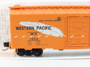 N Scale Micro-Trains MTL 20506 WP Western Pacific Feather 40' Box Car #1952