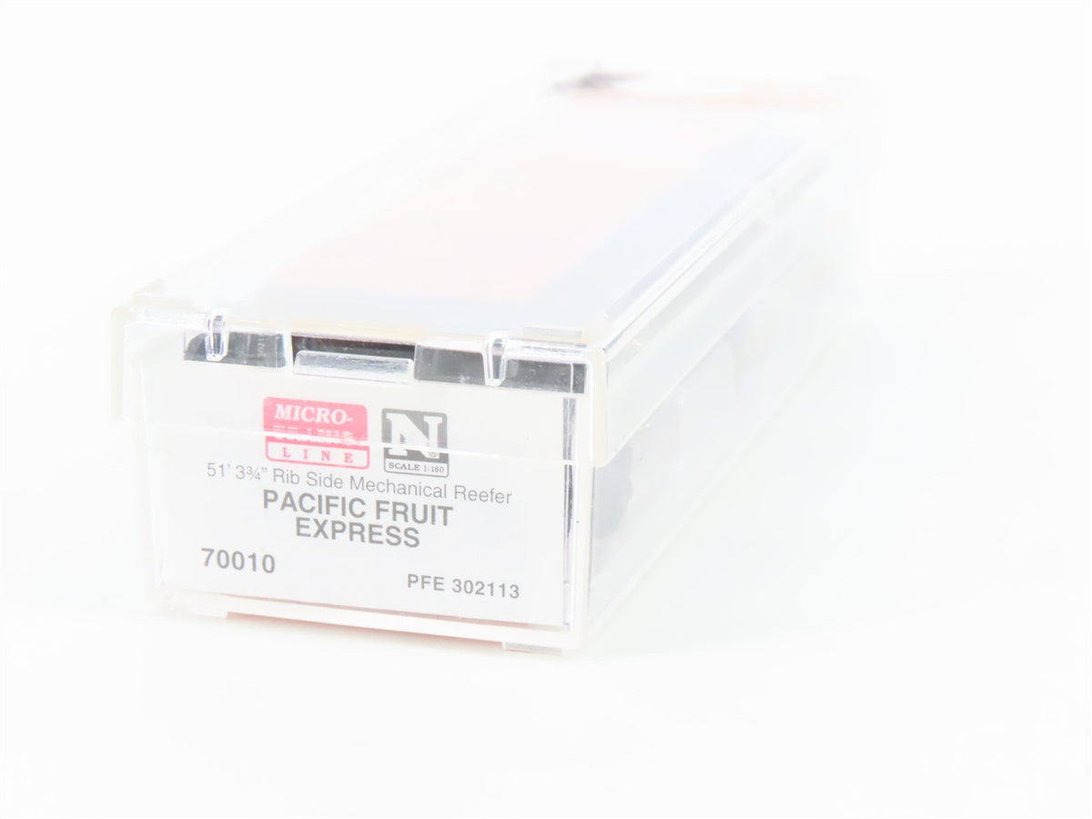 N Micro-Trains MTL 70010 PFE Pacific Fruit Express Mechanical Reefer #302113