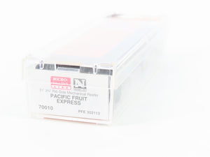 N Micro-Trains MTL 70010 PFE Pacific Fruit Express Mechanical Reefer #302113