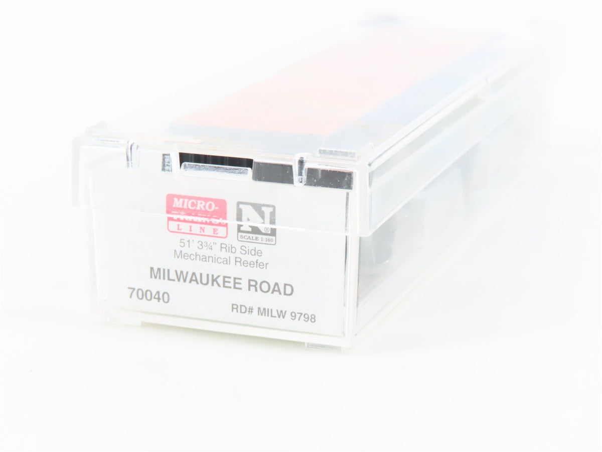 N Scale Micro-Trains MTL 70040 MILW Milwaukee Road Mechanical Reefer #9798