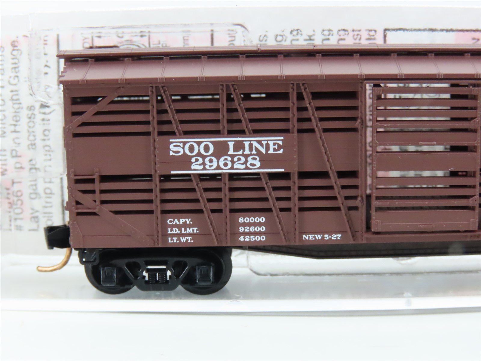 N Scale Micro-Trains MTL 35140 SOO Line 40' Despatch Stock Car #29628
