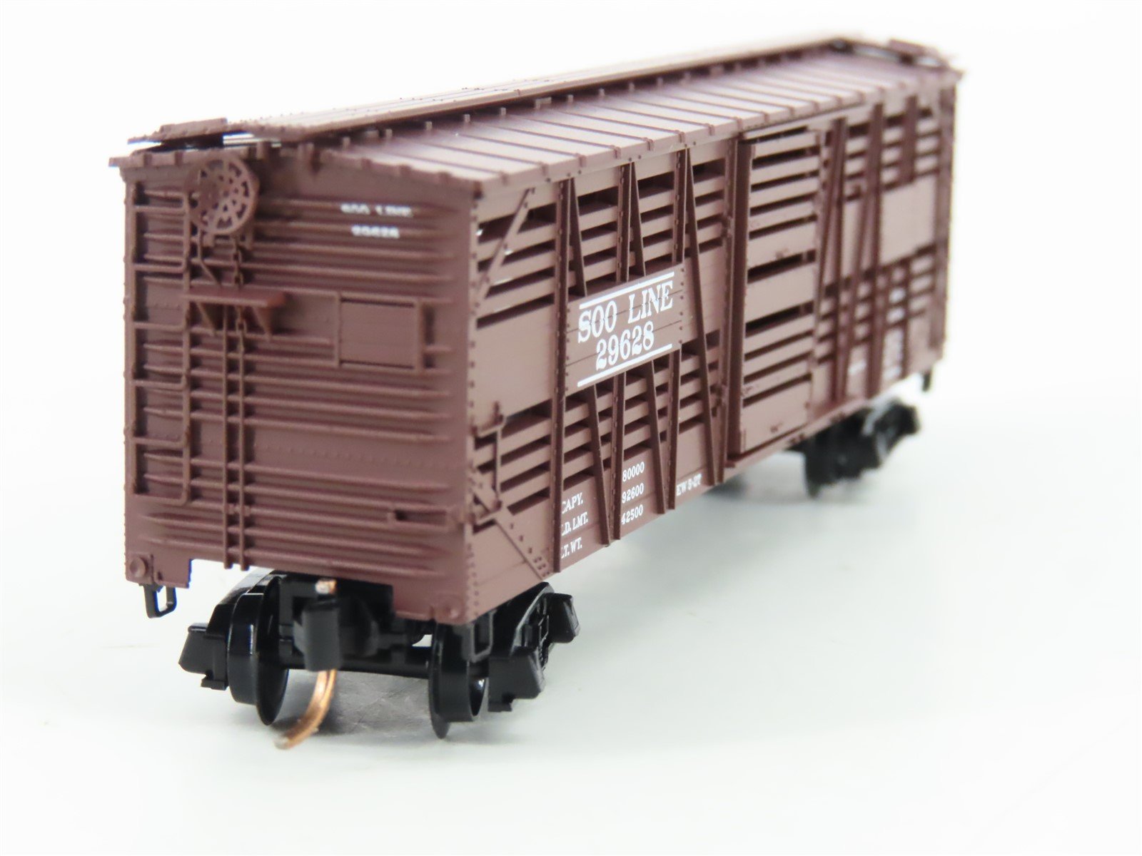 N Scale Micro-Trains MTL 35140 SOO Line 40' Despatch Stock Car #29628