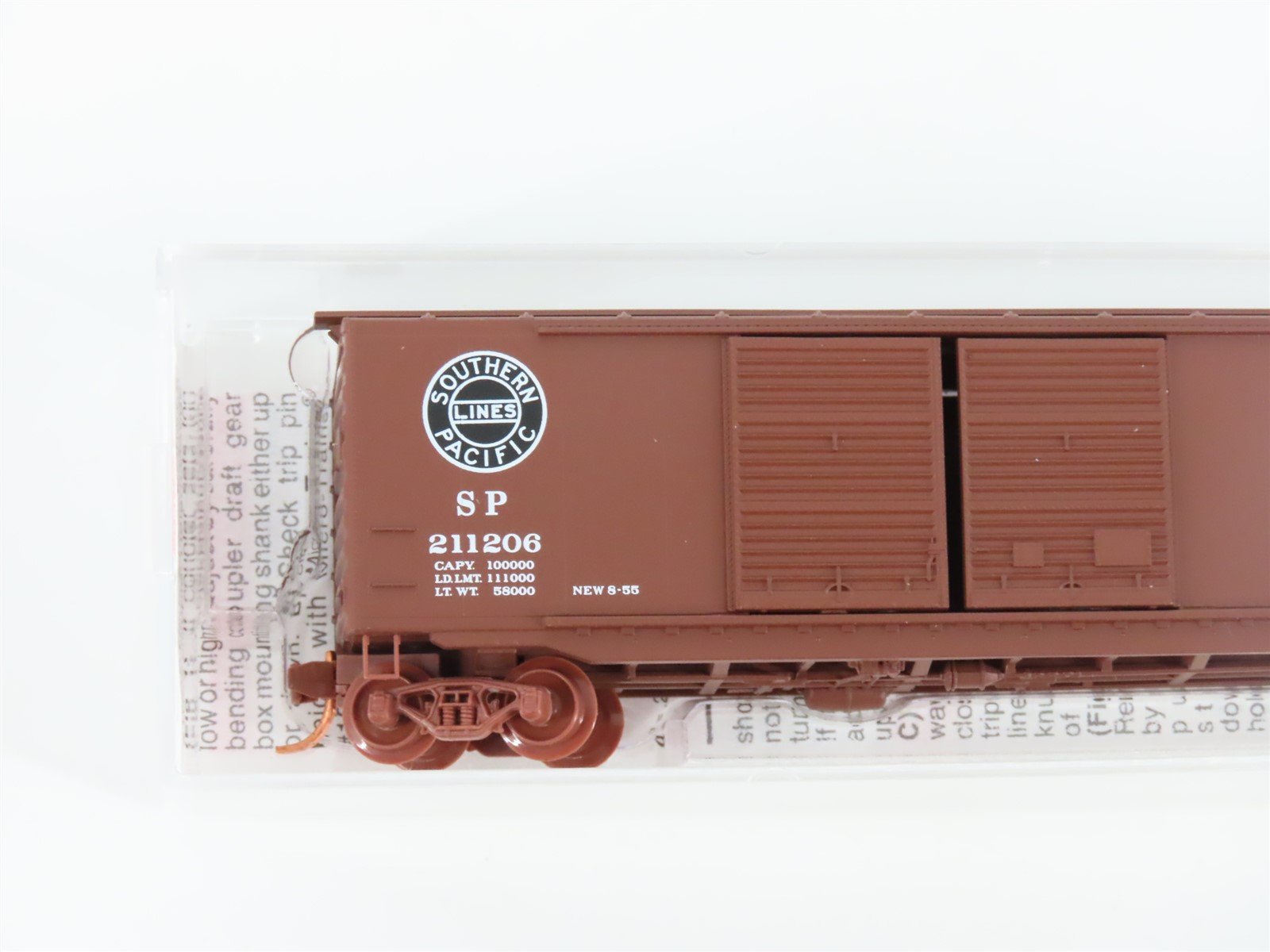 N Scale Micro-Trains MTL 34320 SP Southern Pacific Railroad 50' Box Car #211206