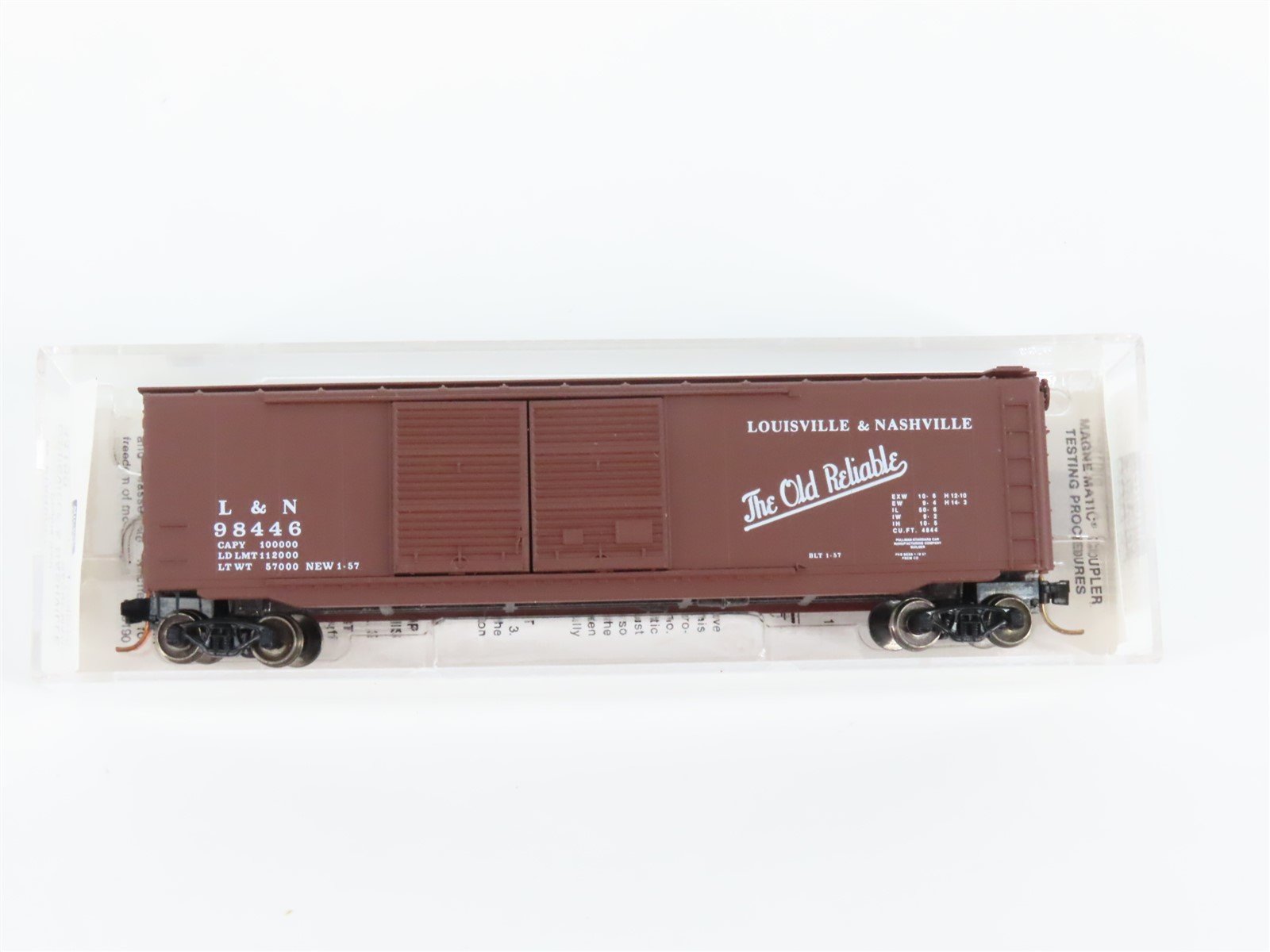 N Scale Micro-Trains MTL 34100 L&N The Old Reliable 50' Box Car #98446