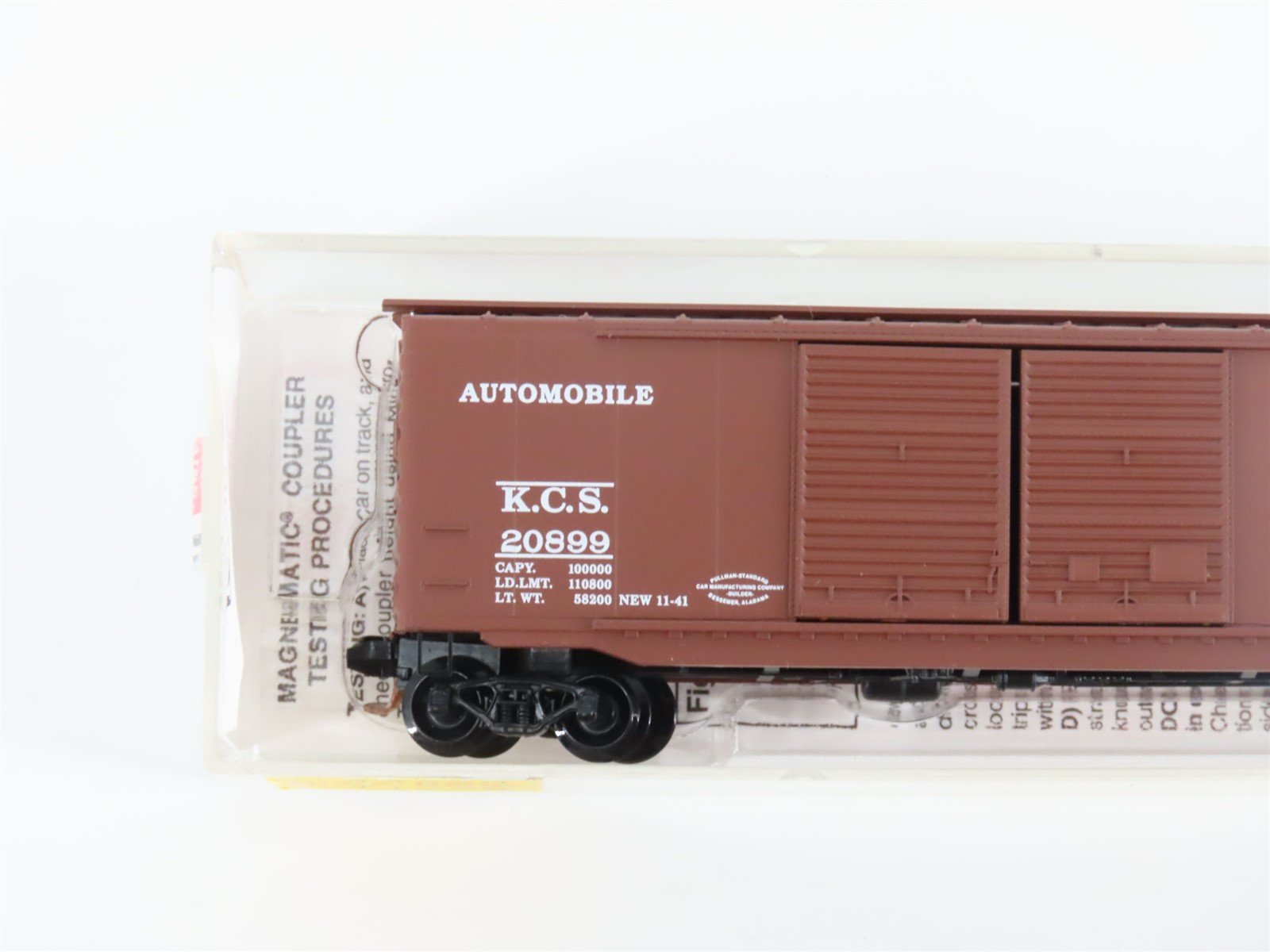 N Scale Micro-Trains MTL 34230 KCS Southern Belle Double Door Box Car #20899