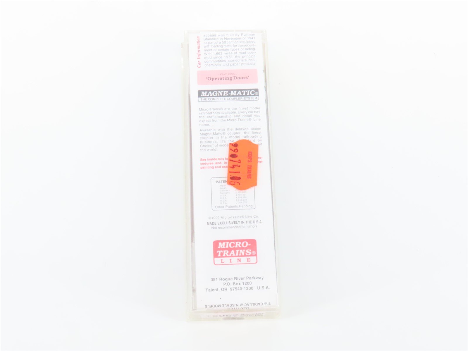 N Scale Micro-Trains MTL 34230 KCS Southern Belle Double Door Box Car #20899