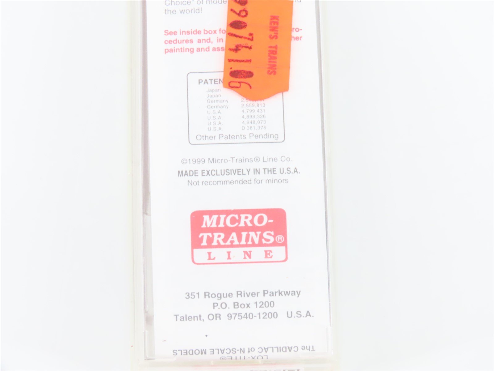 N Scale Micro-Trains MTL 34230 KCS Southern Belle Double Door Box Car #20899