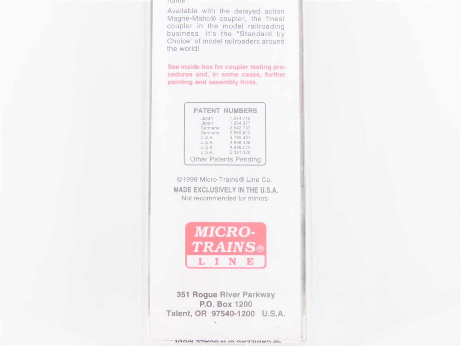 N Scale Micro-Trains MTL 79020 NP Northern Pacific Railroad 50' Box Car #39610