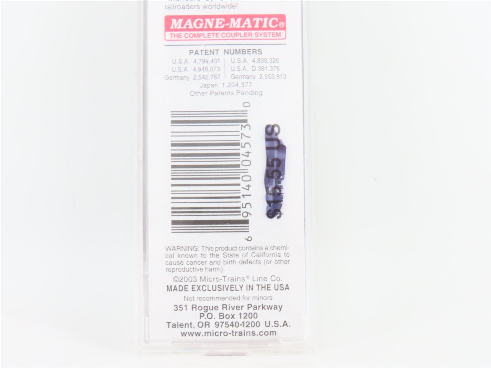 N Micro-Trains MTL 21430 CGW Chicago Great Western 40' Plug Door Box Car #382