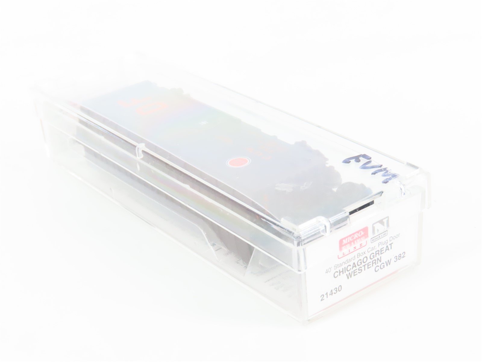 N Micro-Trains MTL 21430 CGW Chicago Great Western 40' Plug Door Box Car #382
