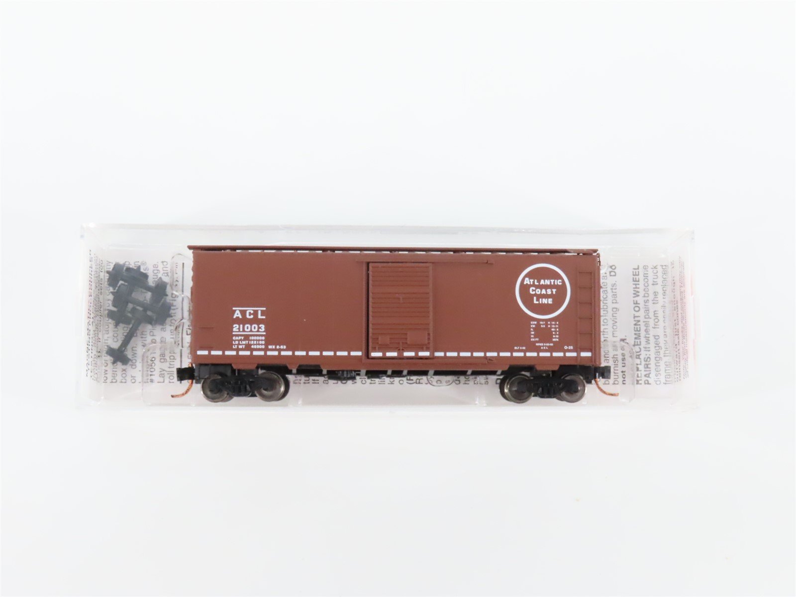 N Scale Micro-Trains MTL 20636 ACL Atlantic Coast Line 40' Box Car #21003