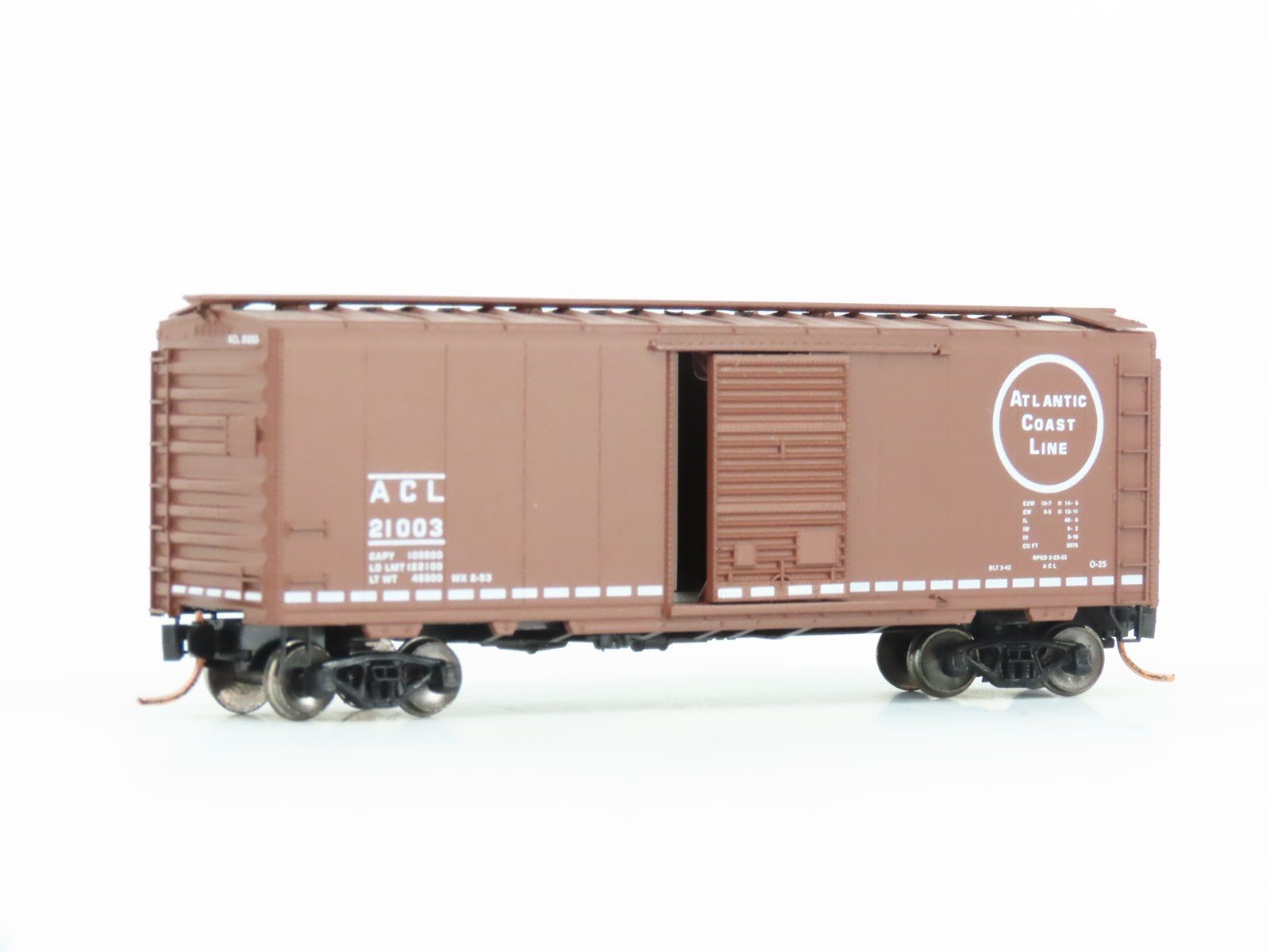 N Scale Micro-Trains MTL 20636 ACL Atlantic Coast Line 40' Box Car #21003