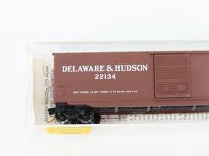 N Micro-Trains MTL 31070 D&H Delaware & Hudson 50' Single Door Box Car #22134