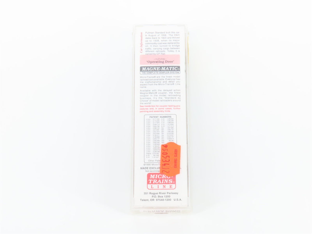 N Micro-Trains MTL 31070 D&amp;H Delaware &amp; Hudson 50&#39; Single Door Box Car #22134